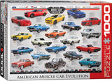 American Muscle Car Evolution 1000-Piece Puzzle