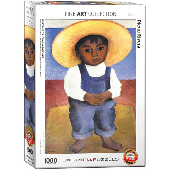 Portrait of Ignacio Sanchez by Diego Rivera 1000 Pieces Puzzle