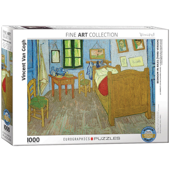 Bedroom In Arles By Vincent Van Gogh 1000 Pieces Puzzle
