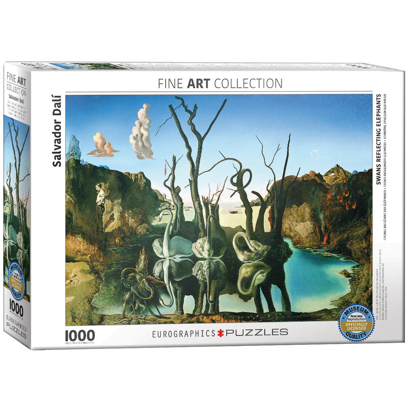 Swans Reflection Elephants 1000 Pieces Puzzle