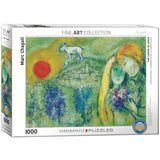 The Lovers Of Venice By Marc Chagall 1000 Pieces Puzzle