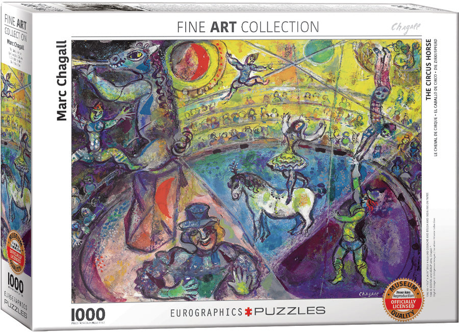 The Circus Horse by Marc Chagall 1000-Piece Puzzle