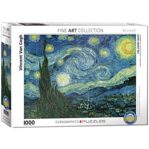 Starry Night By Vincent Van Gogh 1000 Pieces Puzzle