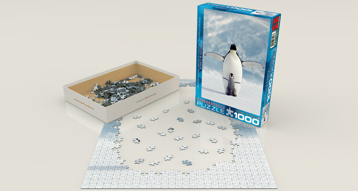 Penguin & Chick 1000 Pieces Puzzle
