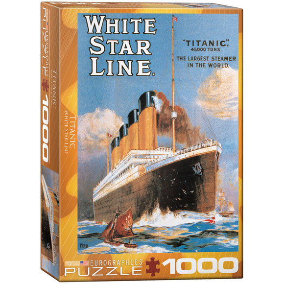 Titanic - White Star Line 1000 Pieces Puzzle