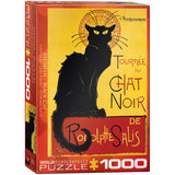 Black Cat by TA Steinlen 1000 Pieces Puzzle