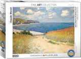 Path Through The Wheat Fields By Claude Monet 1000 Pieces Puzzle
