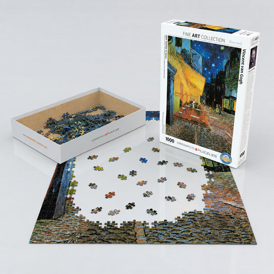 CafÃ© Terrace at Night by Vincent van Gogh 1000-Piece Puzzle