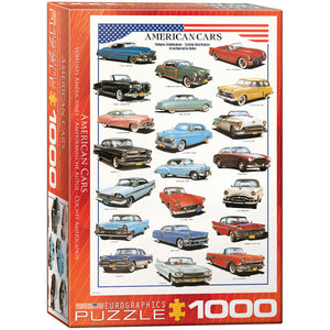 American Cars 1000 Pieces Puzzle