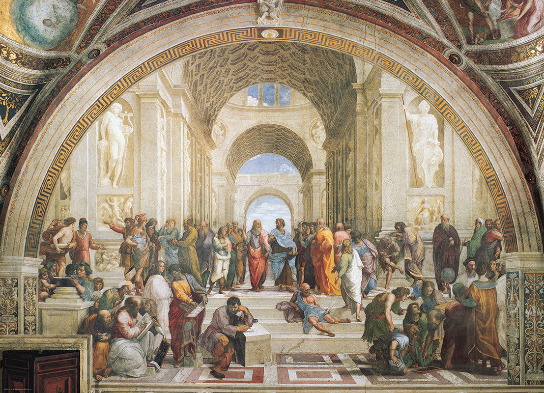 School Of Athens By Raphael 1000 Pieces Puzzle