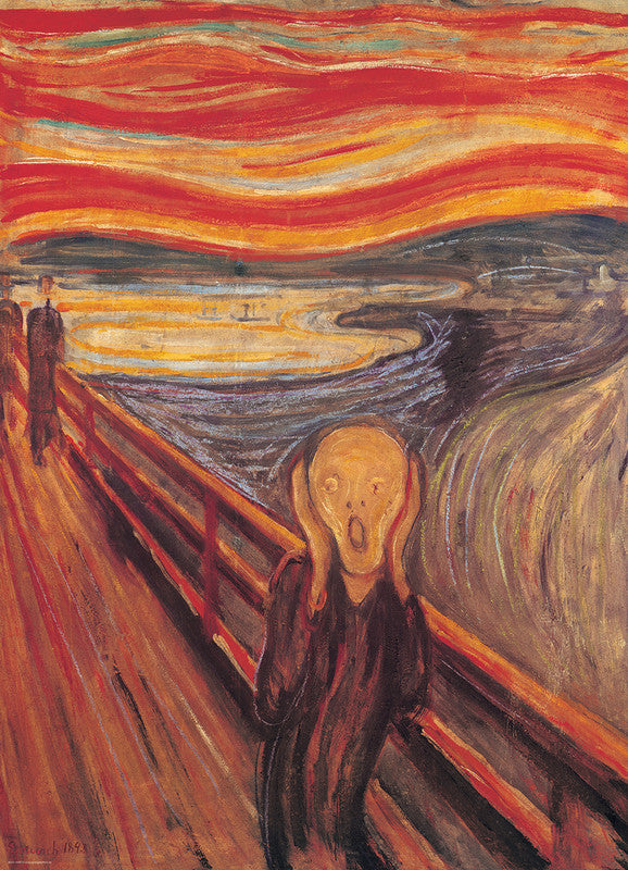 The Scream By Edvard Munch 1000 Pieces Puzzle