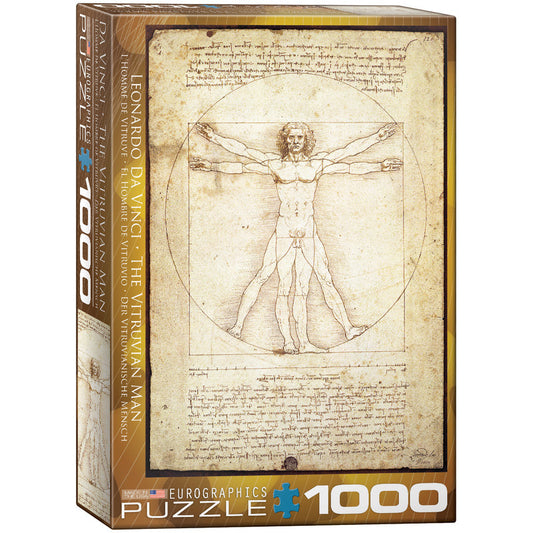 لغز الرجل الفيتروفي 1000 قطعة