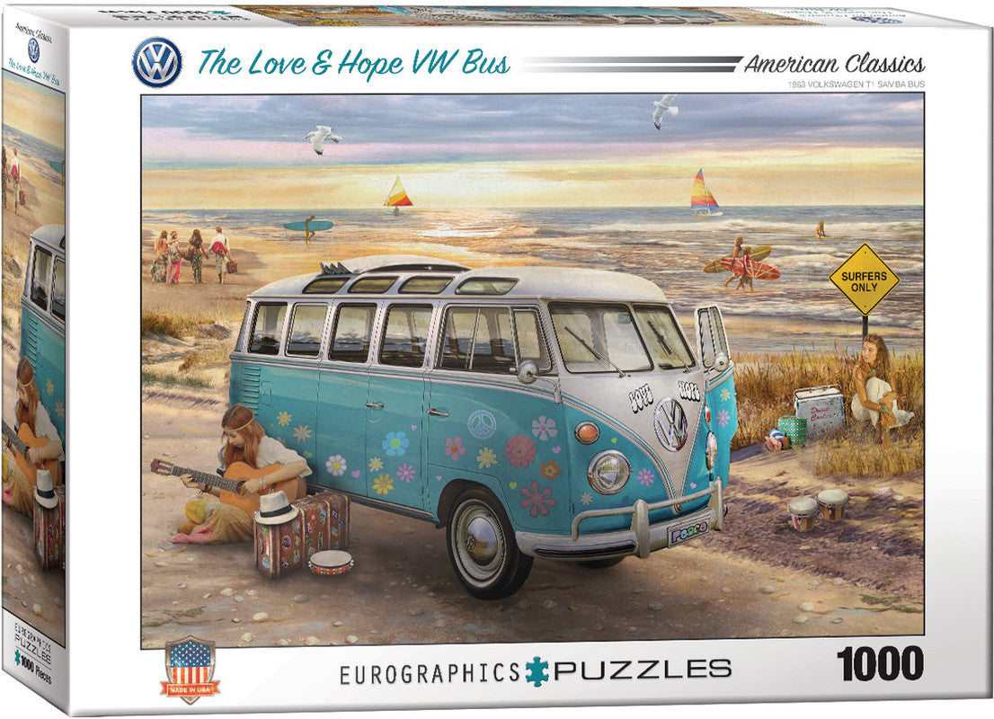 لغز الحب والأمل Vw Bus 1000 قطعة
