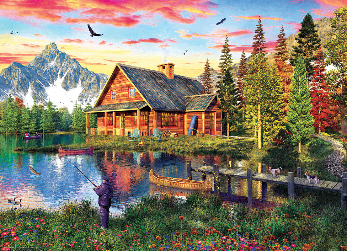 The Fishing Cabin By Dominic Davison - 1000 Pcs Puzzle