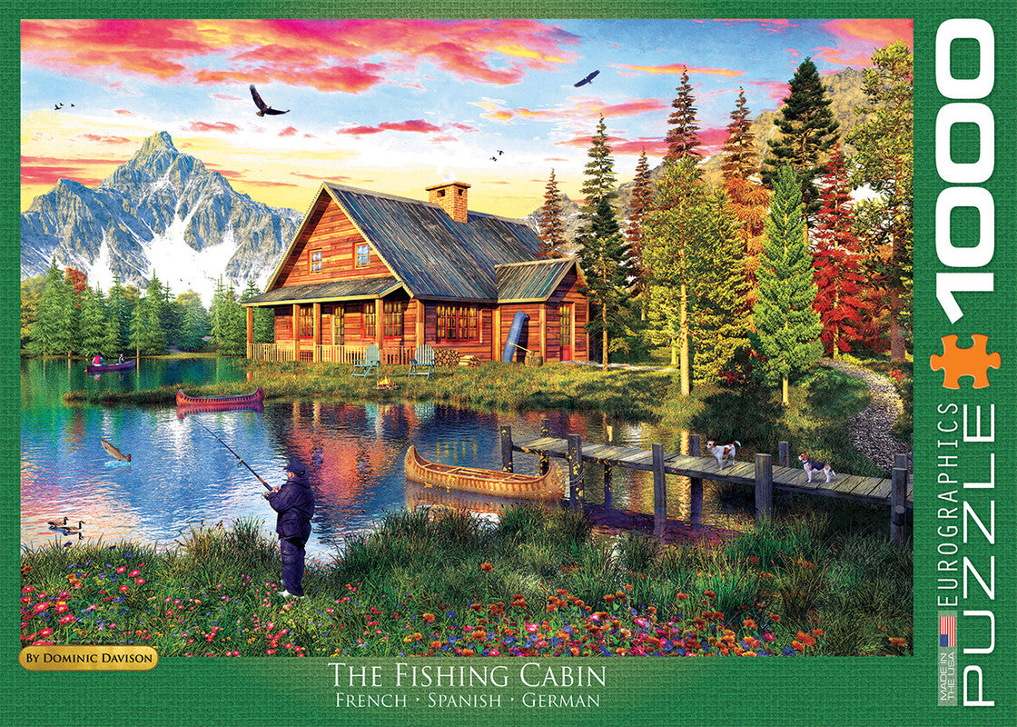 The Fishing Cabin By Dominic Davison - 1000 Pcs Puzzle