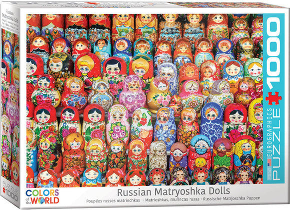 Russian Matryoshka Dolls 1000 Pieces Puzzle
