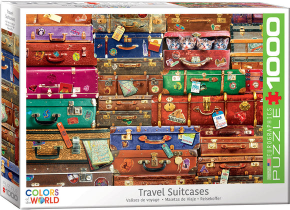 Travel Suitcases 1000 Pieces Puzzle