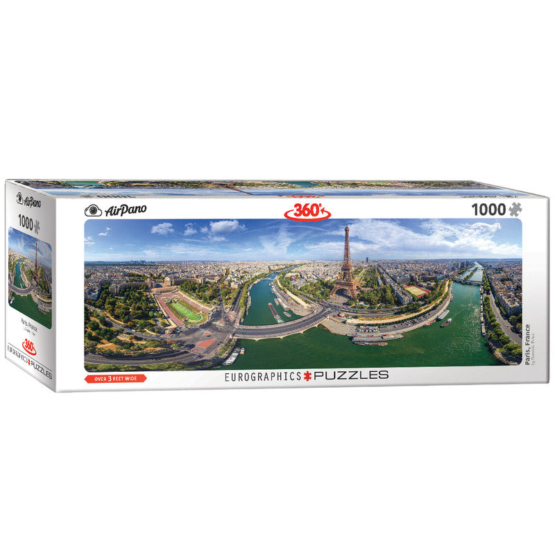 Paris France- 1000 Pcs Panoramic Puzzle