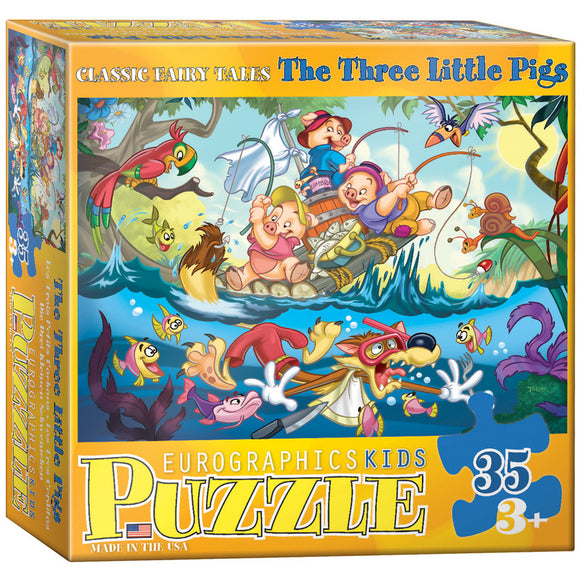 The Three Little Pigs 35 Pieces Puzzle