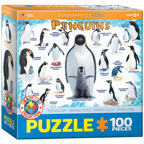 Penguins 100 Pieces Puzzle