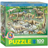 Dinosaurs 100 Pieces Puzzle