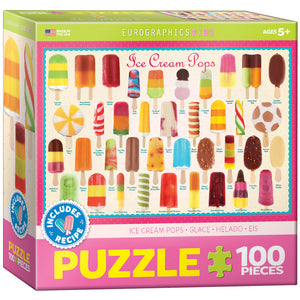 Ice Cream Pops - Kids Sweets 100 Pieces Puzzle