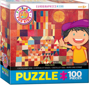 Castle And Sun By Paul Klee 100 Pieces Puzzle