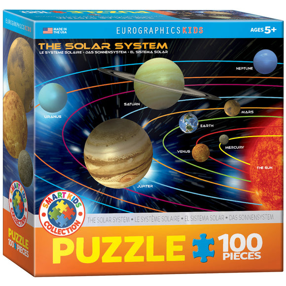 The Solar System 100 Pieces Puzzle