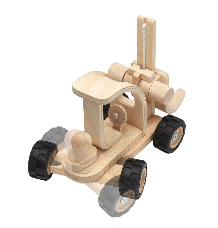 PlanToys Forklift — Wooden Toy Vehicle