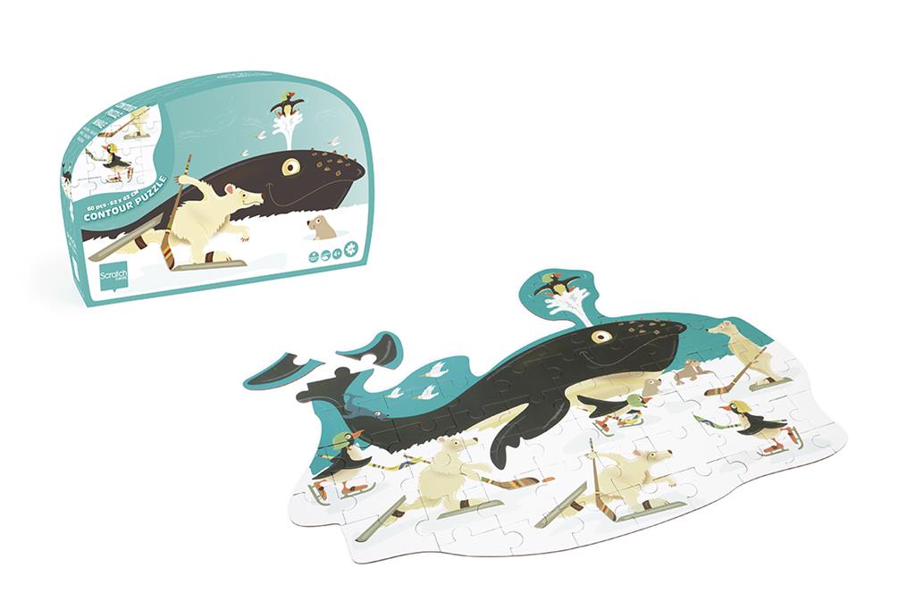 Whale Contour Puzzle