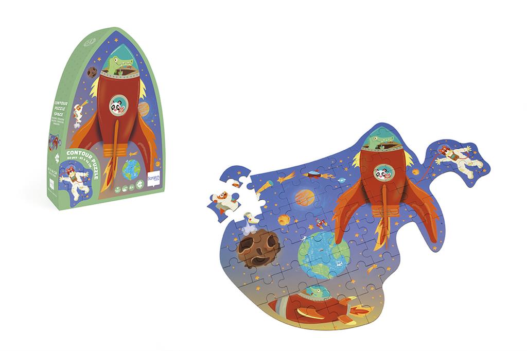 Space Contour Puzzle 60 Pieces