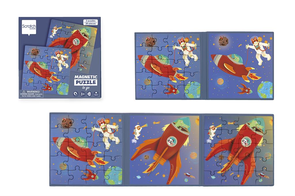 Space Magnetic Puzzle Book To Go