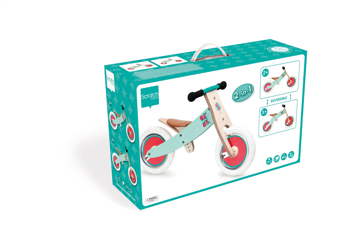 Scratch Europe Balance Bike Butterflies Large klugtoys Dubai UAE Klug Educational Toys Play