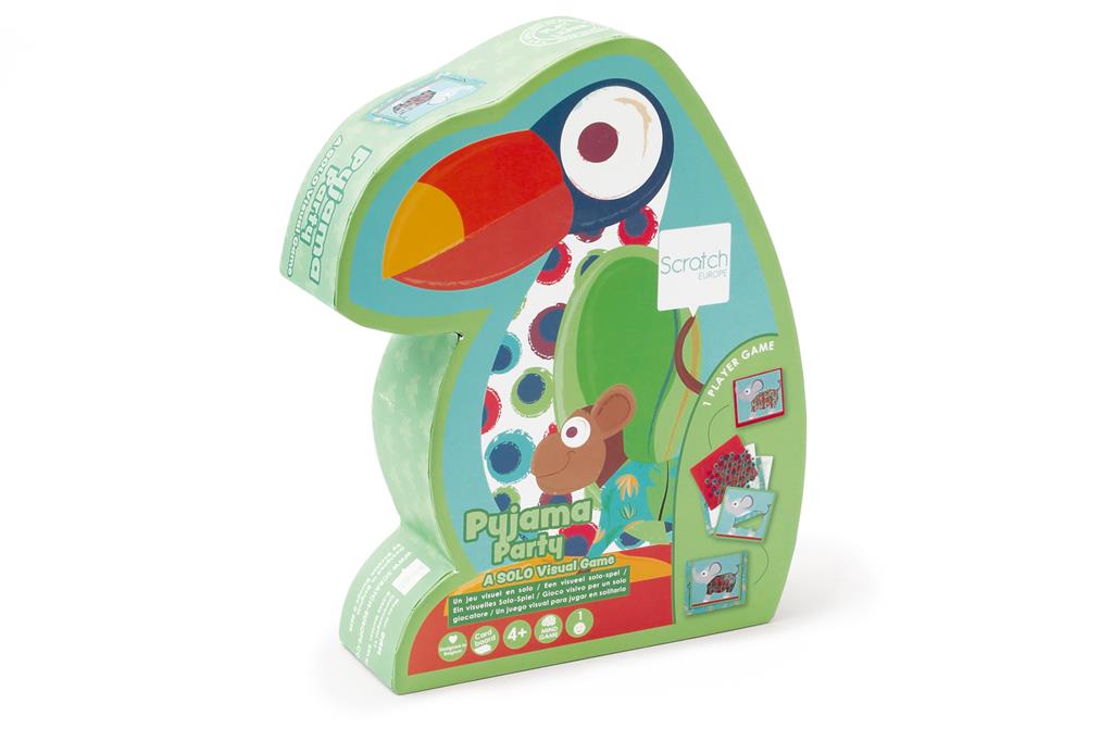 Pyjama Party , A Solo Visual Game With 40 Challenges And 4 Levels, In Contour Box 