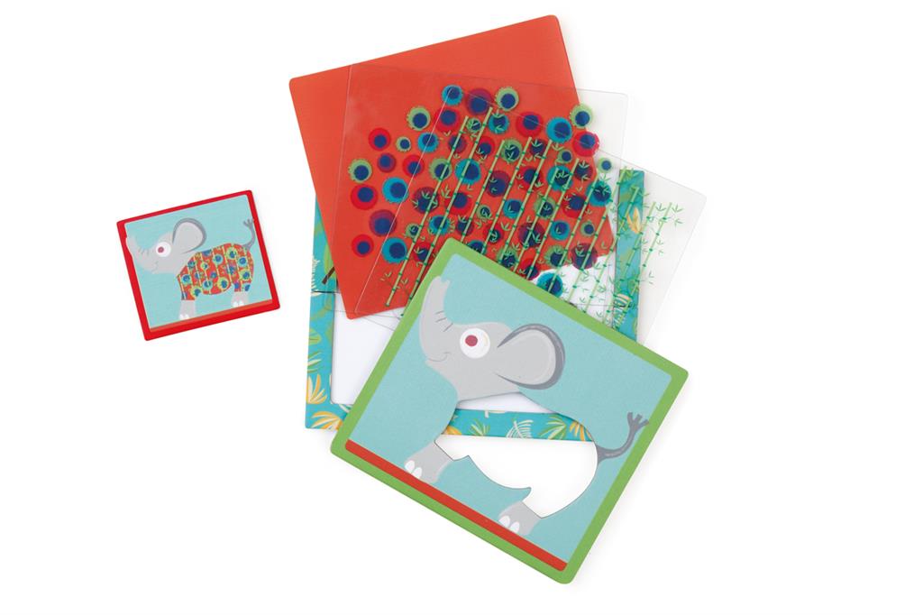 Pyjama Party , A Solo Visual Game With 40 Challenges And 4 Levels, In Contour Box 