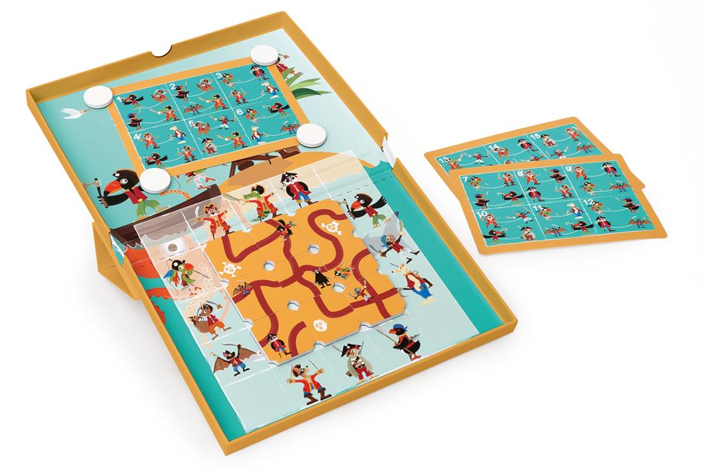Pirate Maze Magnetic, With 20 Challenges And 2 Levels