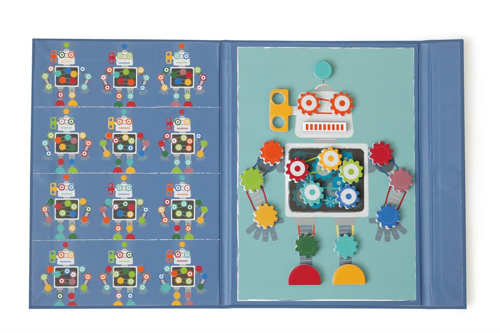 الألوان والأشكال/الروبوت المغناطيسي