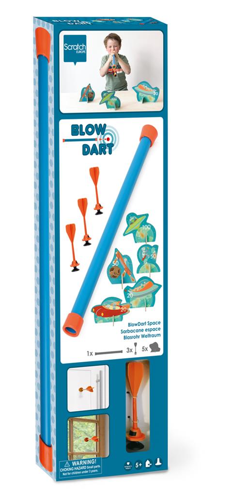 Blowdart Space With 5 Robots And 3 Darts