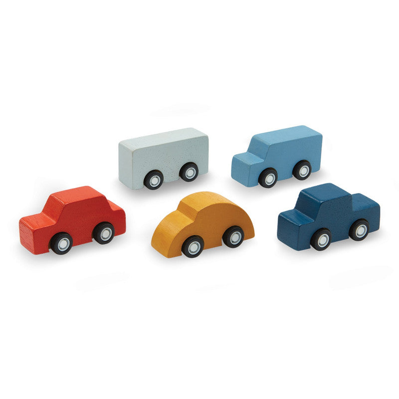 PlanToys Mini Car Set — Wooden Vehicle Set