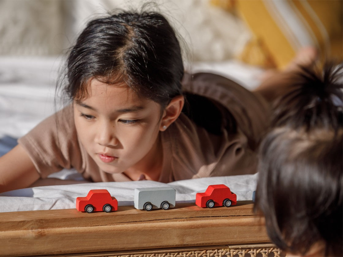 PlanToys Mini Car Set — Wooden Vehicle Set