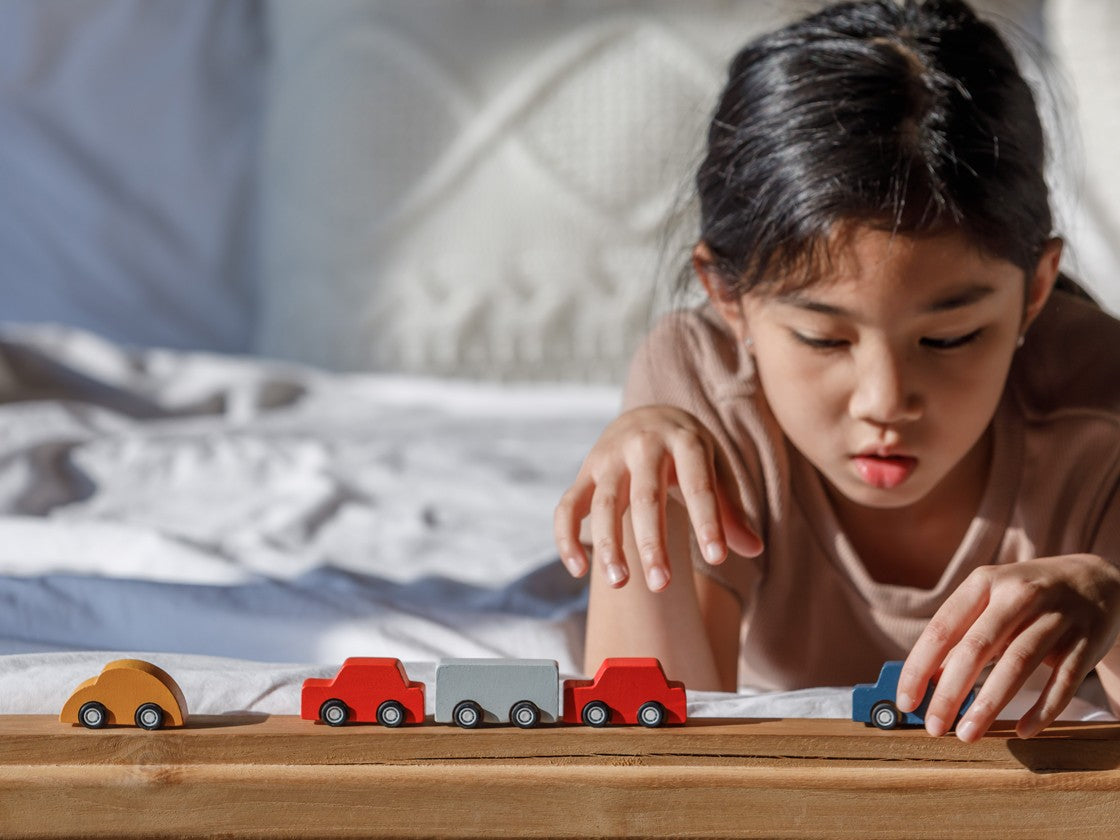 PlanToys Mini Car Set — Wooden Vehicle Set