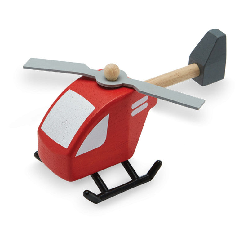 PlanToys Helicopter — Wooden Toy Vehicle