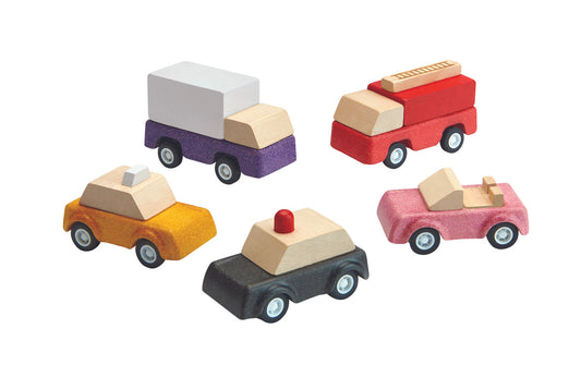 PlanToys Plan World Vehicles - cars, trucks, police, taxi