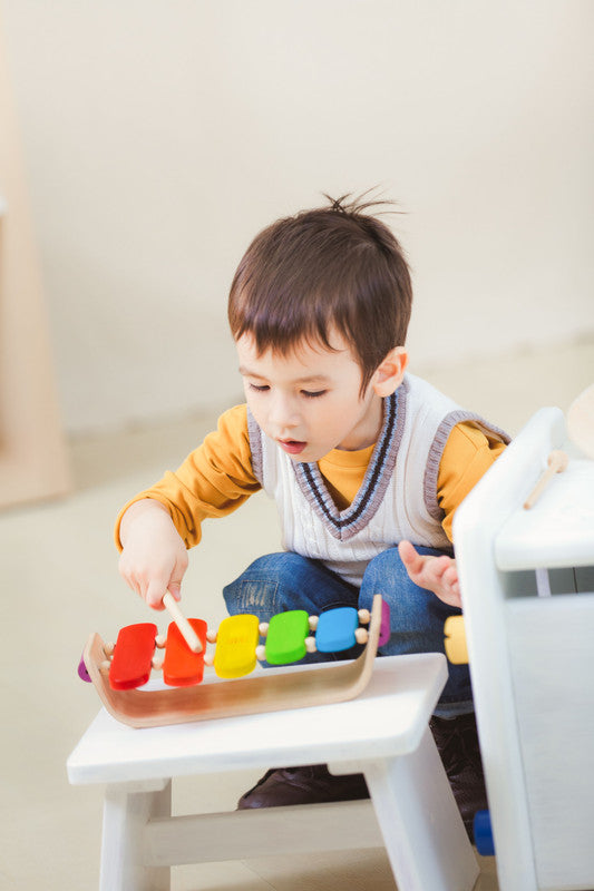 PlanToys Oval Xylophone — Wooden Musical Toy
