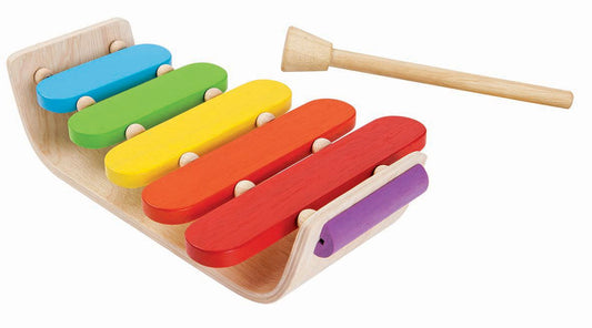 PlanToys Oval Xylophone — Wooden Musical Toy