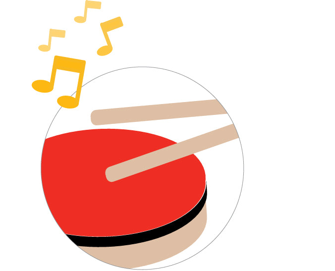 PlanToys Musical Band — Wooden Drum Set