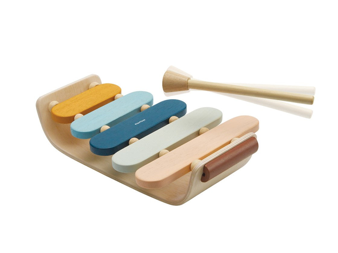 PlanToys Oval Xylophone — Orchard | Wooden Musical Toy