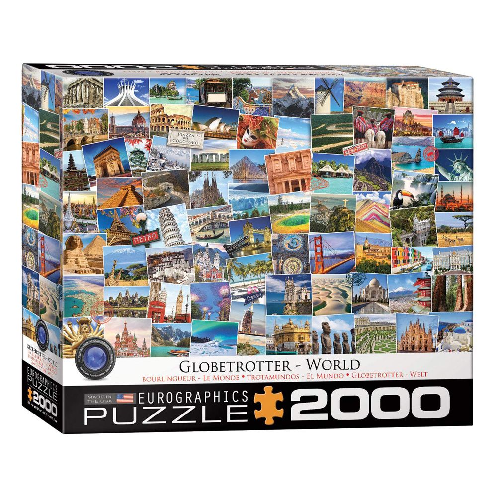 Globetrotter World 2000 Pieces Puzzle