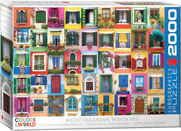 Meditterenean Window 2000 Piece Puzzle