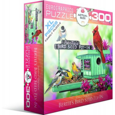 Bertie'S Bird Seed Fly-In 300 Pieces Puzzle